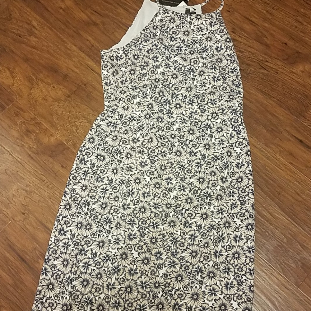 Flowered Banana Republic halter dress